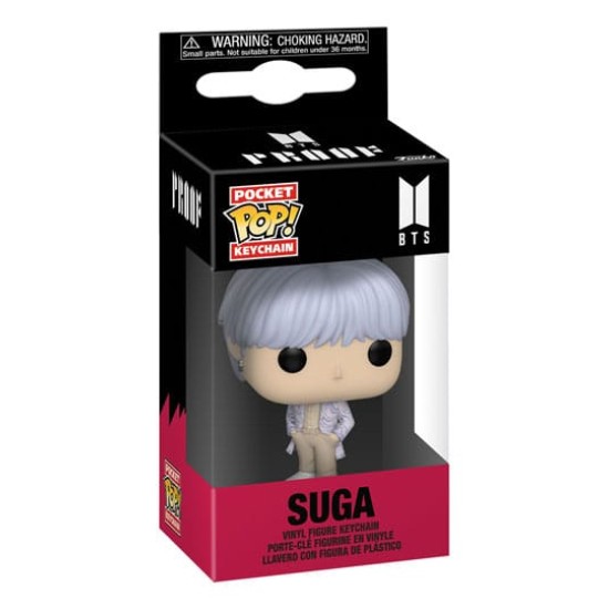 Funko Pocket POP! BTS Keychain - Suga Display - Vinila atslēgu piekariņš