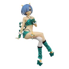 Furyu Re:Zero Noodle Stopper ver. Another Color Figure 16cm - Rem Demon Costume - Plastic figure