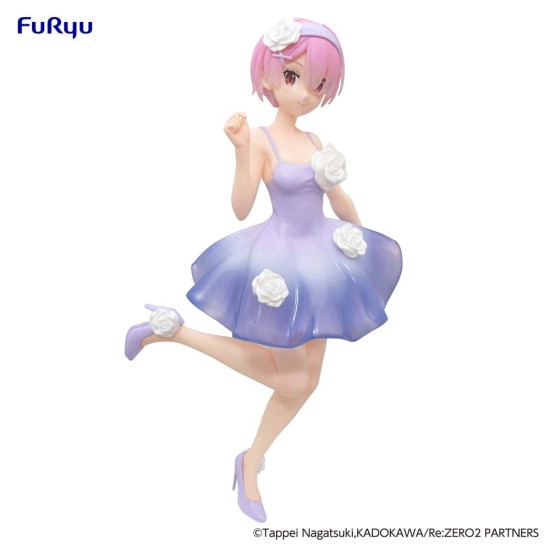 Furyu Re:Zero Trio-Try-iT Bunnies Figure 21cm - Rem Flower Dress - Plastmasas figūriņa