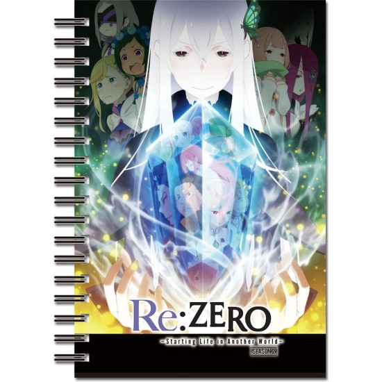 GE Animation  Re:Zero Starting Life in Another World Season 2 A5 Notebook 21 x 15cm - Key Art - Klade