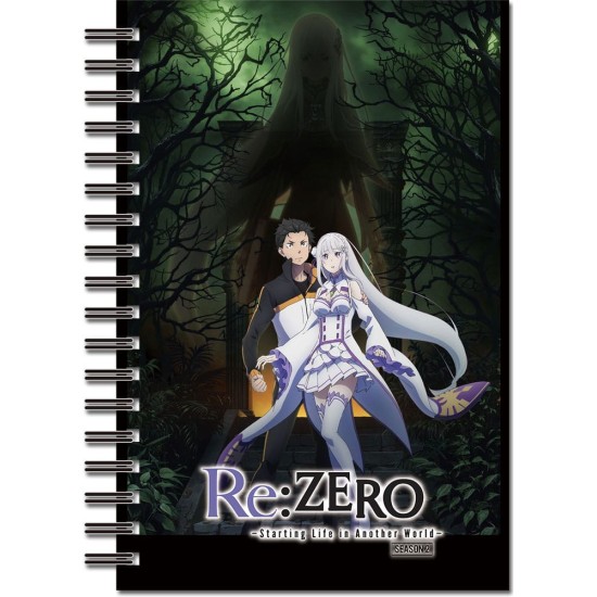 GE Animation Re:Zero Starting Life in Another World Season 2 A5 Notebook 21 x 15cm - Key Art Nr.02 - Klade