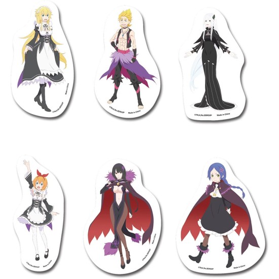 GEE Re:Zero Starting Life in Another World Season 2 Stickers Set - Group B - Uzlīmju komplekts