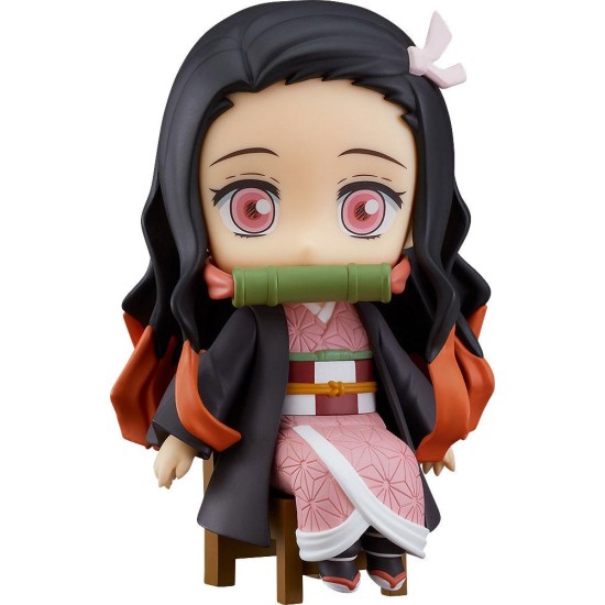 Good Smile Company Demon Slayer Nendoroid Swacchao Figure 9cm - Nezuko Kamado - Plastmasas figūriņa