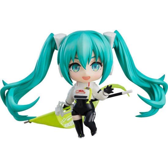 Good Smile Company Hatsune Miku GT Project Ver. 2022 Nendoroid Action Figure 10cm - Racing Miku - Plastmasas figūriņa