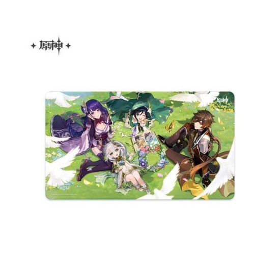 MiHoYo Genshin Impact Mousepad 70 x 40 cm - 2nd Anniversary Illustration - Peles paliktnis