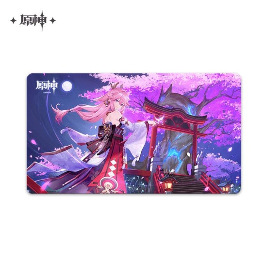 MiHoYo Genshin Impact Mousepad 70 x 40 cm - Yae Miko - Peles paliktnis