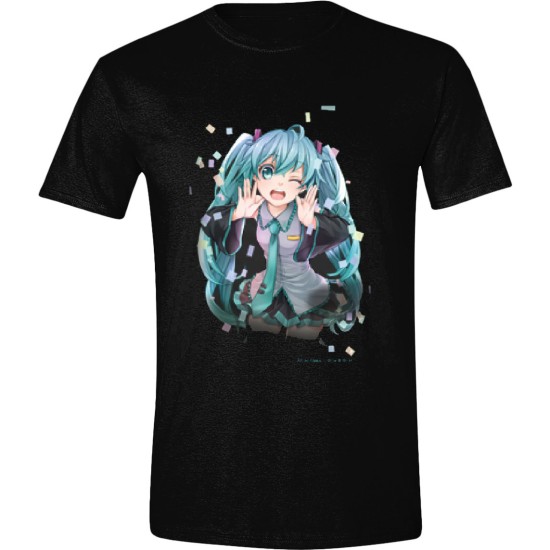 PCMerch Hatsune Miku Called Back T-shirt - L izmērs / Melns - Sieviešu kokvilnas T-krekls