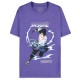 Difuzed Naruto Shippuden Sasuke T-shirt - S izmērs / Violets - Vīriešu kokvilnas T-krekls