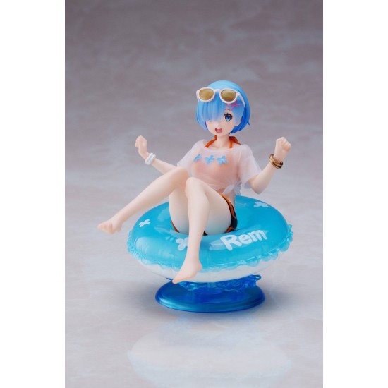 Taito Prize Re:Zero Starting Life in Another World Figure 15cm - Rem Aqua Float Girls - Plastmasas figūriņa