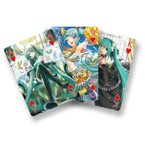 Sakami Hatsune Miku Playing Cards Miku Styles Deck of 52 Cards - Spēļu kārtis