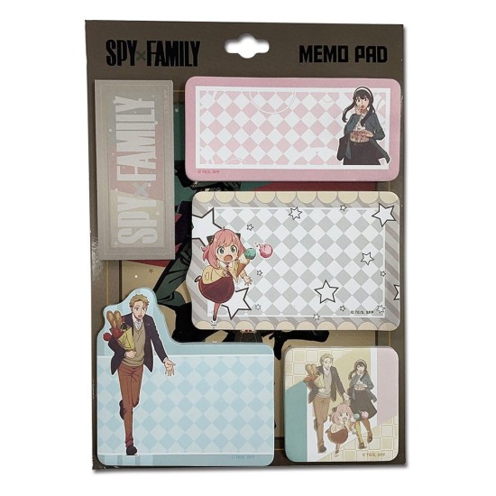 GE Animation Spy x Family Memo Pad Set - Forger Family - Līmlapiņu komplekts