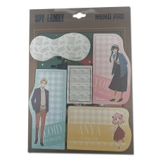 GE Animation Spy x Family Memo Pad Set - Forger Family #B - Līmlapiņu komplekts