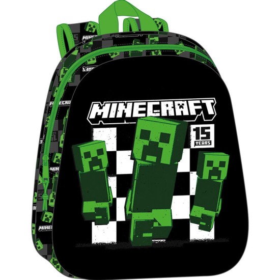 Safta Minecraft 3D Backpack 33cm - Mugursoma