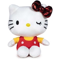 Play by Play Hello Kitty 50th Anniversary Assorted Plush Toy 22cm - Sarkans - Plīša rotaļlieta