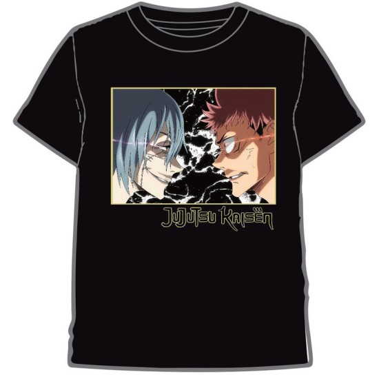 Comic Studio Jujutsu Kaisen Itadori VS Mahito T-shirt - S size - Men's cotton T-shirt