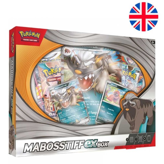 Pokemon Super Card Game TCG Trading Cards - Mabosstiff Ex Box EN - Kāršu spēle