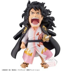Banpresto One Piece World Collectable Wanokuni Kanketsuhen Figure 7cm - Momonosuke Kozuki - Plastic figure
