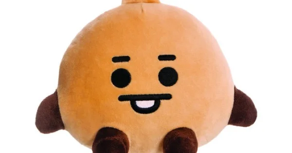 AURORA BT21 officiële koopwaar, MANG pluche kussen, 61346, paars