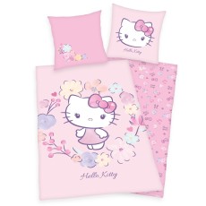 Herding Hello Kitty Duvet Set 135 x 200 cm / 80 x 80 cm - Gultas veļas komplekts (100% kokvilna)