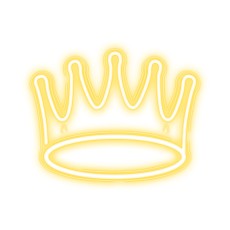 Forever Neolia Decorative Neon Plexi LED Light 35 x 27 x 2 cm (USB Plug) - Корона - Декоративная неоновая LED лампа