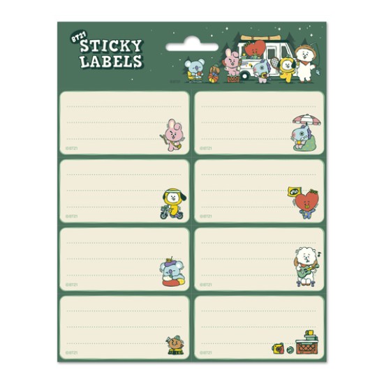 Grupo Erik BT21 Sticky Notes - Piezīmju lapiņas