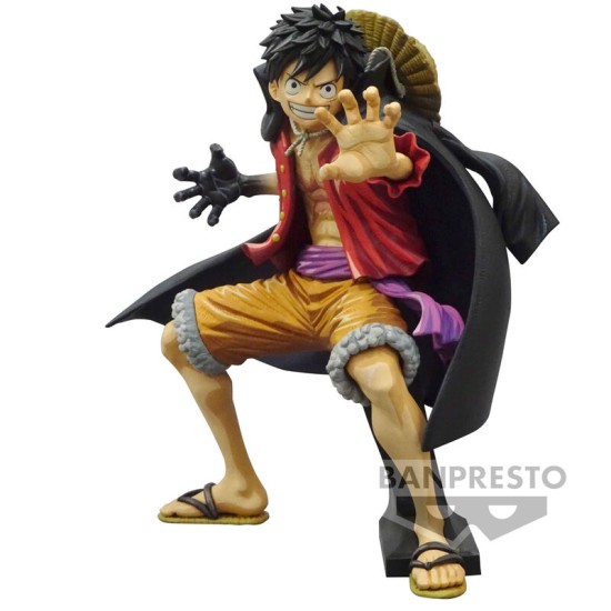 Banpresto One Piece King of Artist Wanokuni II Figure 20cm - Monkey D.Luffy - Plastmasas figūriņa