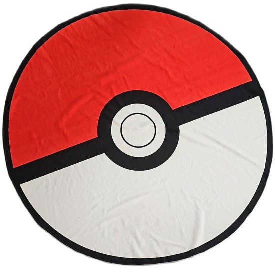 Sahinler Pokemon Pokeball Microfibre Beach Towel 140 x 70cm - Mikroškiedras pludmales dvielis