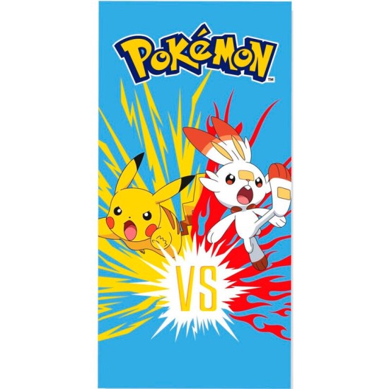 Sahinler Pokemon Microfibre Beach Towel 140 x 70cm - Mikroškiedras pludmales dvielis