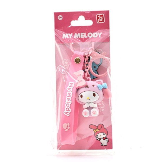 Yume Toys Hello Kitty and Friends Assorted Animal Keychain - My Melody - Atslēgu piekariņš