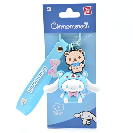 Yume Toys Hello Kitty and Friends Assorted Animal Keychain - Cinnamoroll - Atslēgu piekariņš