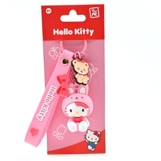 Yume Toys Hello Kitty and Friends Assorted Animal Keychain - Hello Kitty - Atslēgu piekariņš