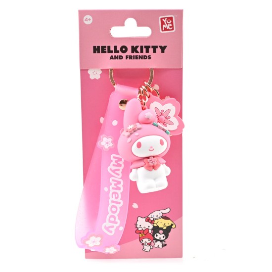 Yume Toys Hello Kitty Sakura Assorted Animal Keychain - My Melody - Atslēgu piekariņš