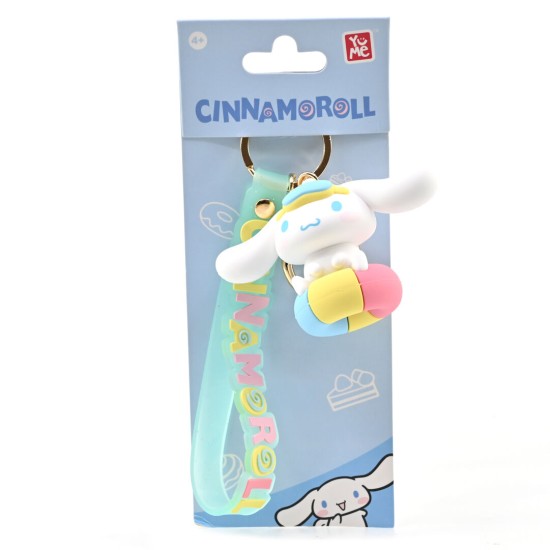 Yume Toys Hello Kitty Cinnamoroll Assorted Keychain - Cinnamoroll 3 - Atslēgu piekariņš