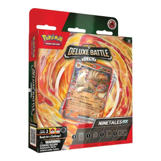 Pokemon Super Card Game TCG Trading Cards - Deluxe Battle Deck (Nintetales EX) EN - Kāršu spēle