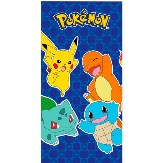 Sahinler Pokemon Microfibre Beach Towel 140 x 70cm - Mikroškiedras pludmales dvielis