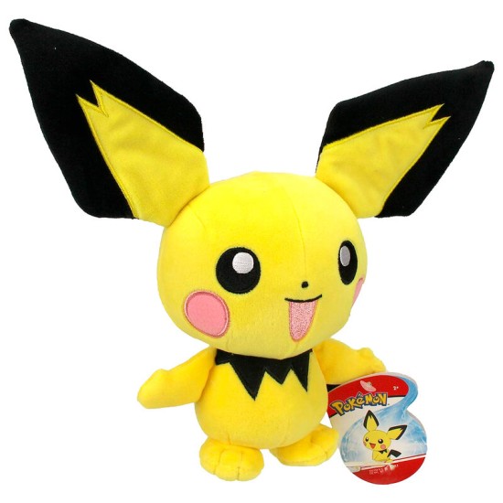 Jazwares Pokemon Plush Toy 20cm - Pichu - Plīša rotaļlieta