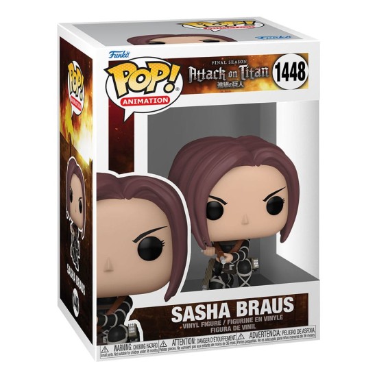 Funko POP! Attack on Titan Figure 9cm - Sasha (1448) - Vinila figūriņa