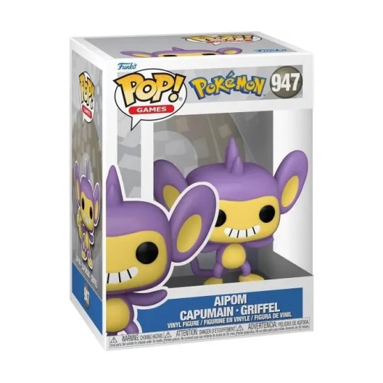 Funko POP! Pokemon Figure 9cm - Aipom (947) - Vinila figūriņa