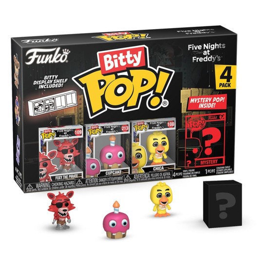 Funko POP! Five Nights at Freddy's Bitty Figures 2.5 cm (4 pcs.) - Foxy - Komplekts vinila figūriņas