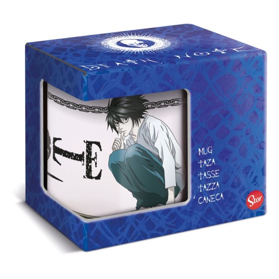 Stor Death Note Ceramic Mug 325ml - L Lawliet - Krūze