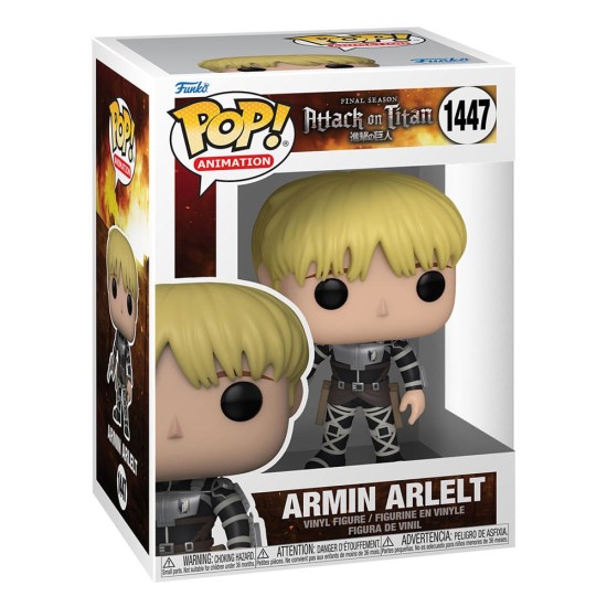 Funko POP! Attack on Titan Figure 9cm - Armin Arlert (1447) - Vinila figūriņa