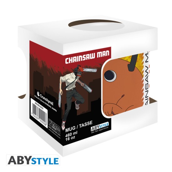ABYstyle Chainsaw Man King Size Ceramic Mug 460ml - Denji & Pochita - Krūze