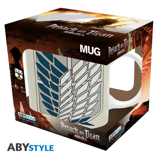 ABYstyle Attack on Titan Ceramic Mug 320ml - Scout Legion - Krūze