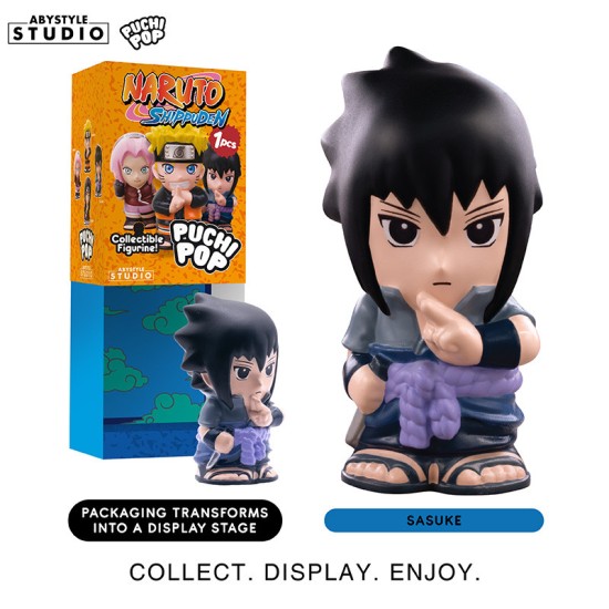 ABYstyle Naruto Shippuden PuchiPop Soft Vinyl Blind Box Figure 5cm (1.pcs) - Plastmasas figūriņa