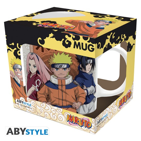 ABYstyle Naruto Shippuden Ceramic Mug 320ml - Konoha vs Suna - Krūze