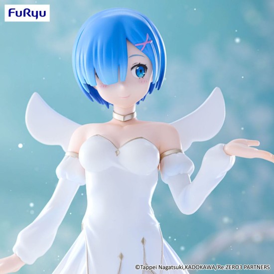 Furyu Re:Zero Starting Life in Another World BiCute Pure Figure 25cm - Rem Little Wings - Пластмассовая фигурка