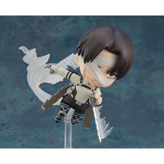 Good Smile Company Attack on Titan: The Final Season Nendoroid Action Figure 10cm - Levi Ackerman - Plastic figure