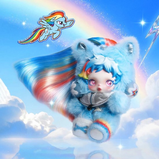 Pop Mart Skullpanda x My Little Pony Series Plush Doll Blind Box Pendant