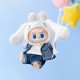 Pop Mart The Monsters x Hello Kitty an Friends series Blind Box Vinyl / Plush Keychain - Плюшевый Монстрик / Подвесной аксессуар / Обвес на сумку