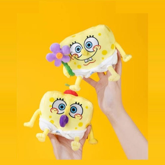 Pop Mart SpongeBob SquarePants Friends Play Together Baby Plush Blind Box Keychain - Плюшевый брелок